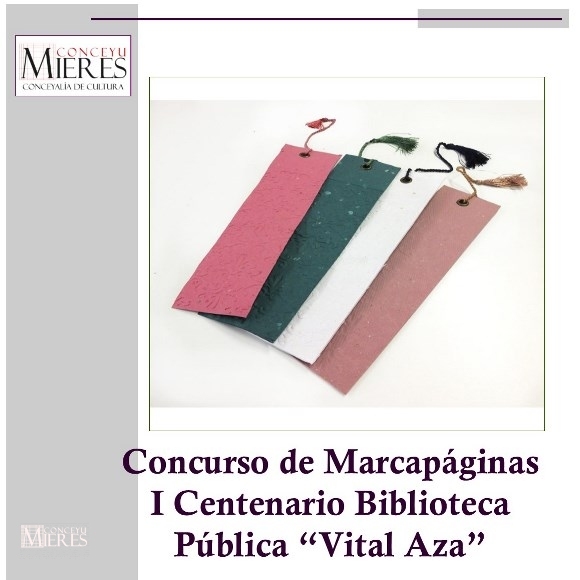Cartel concurso Marcapáginas 2019