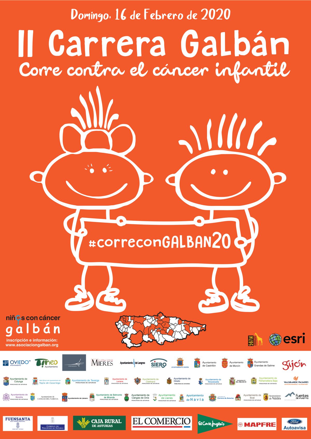 Cartel Carrera Galban 2020