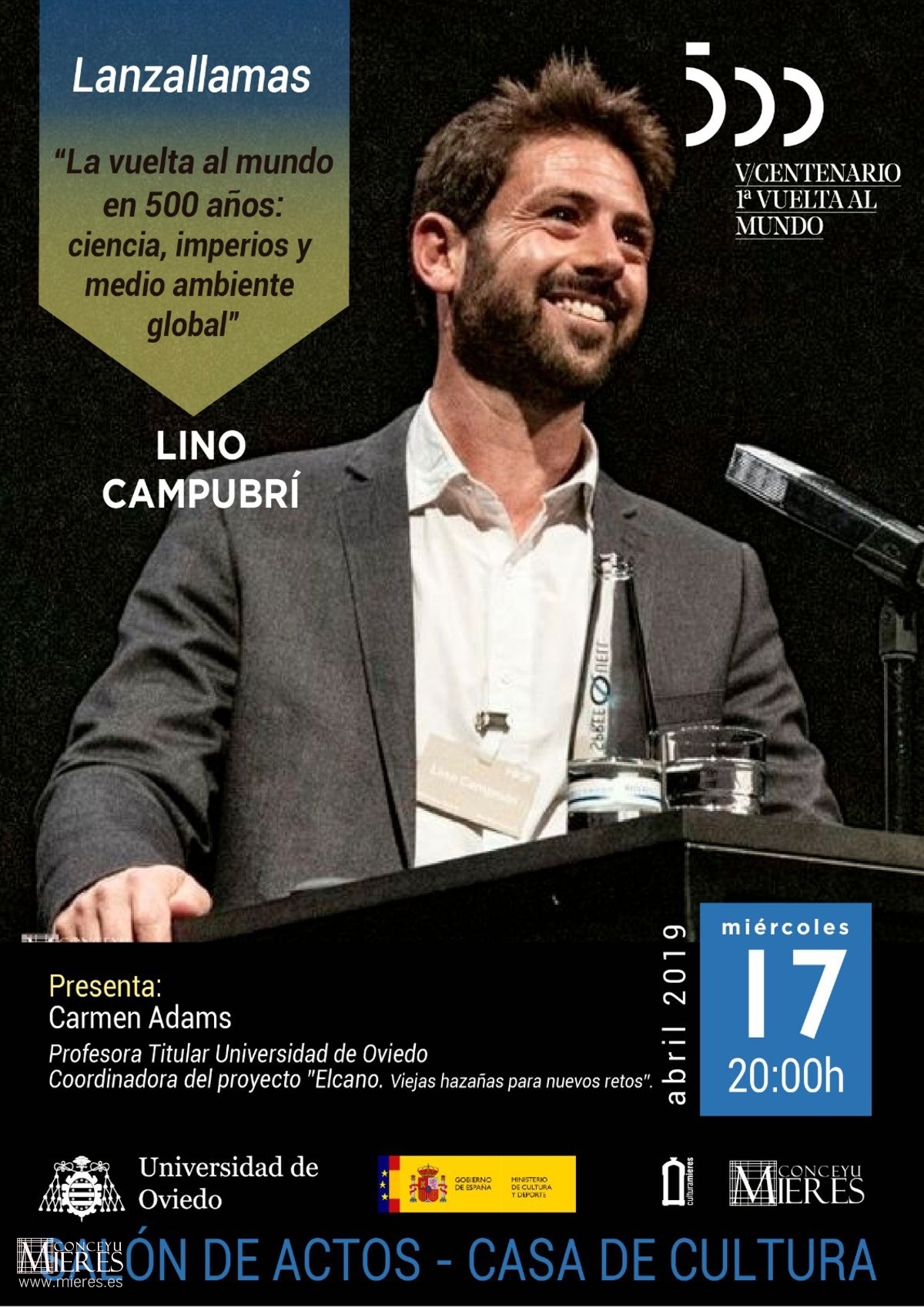 Cartel Web Charla Lino Camprubi