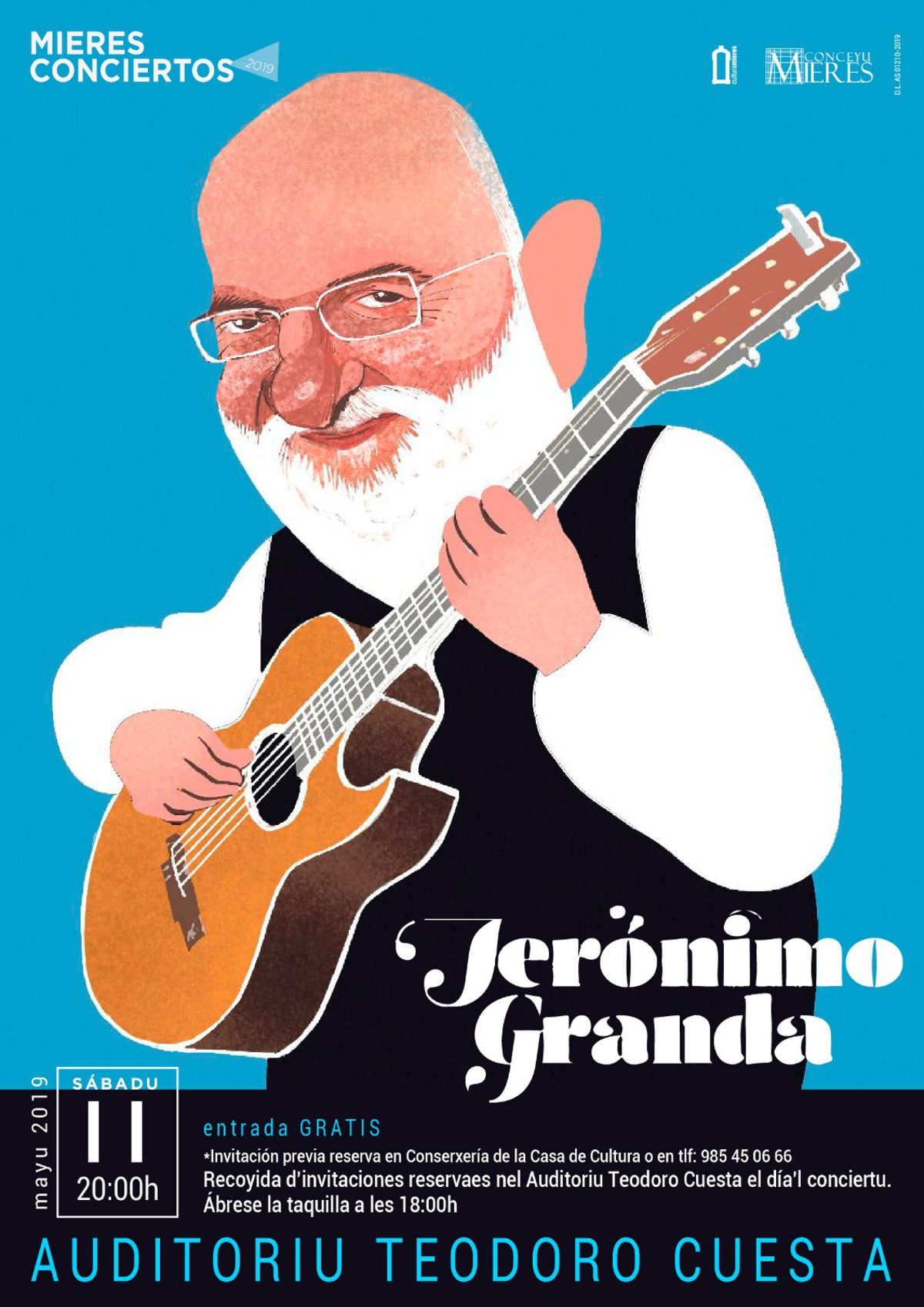 Cartel Web Concierto Jeronimo Granda