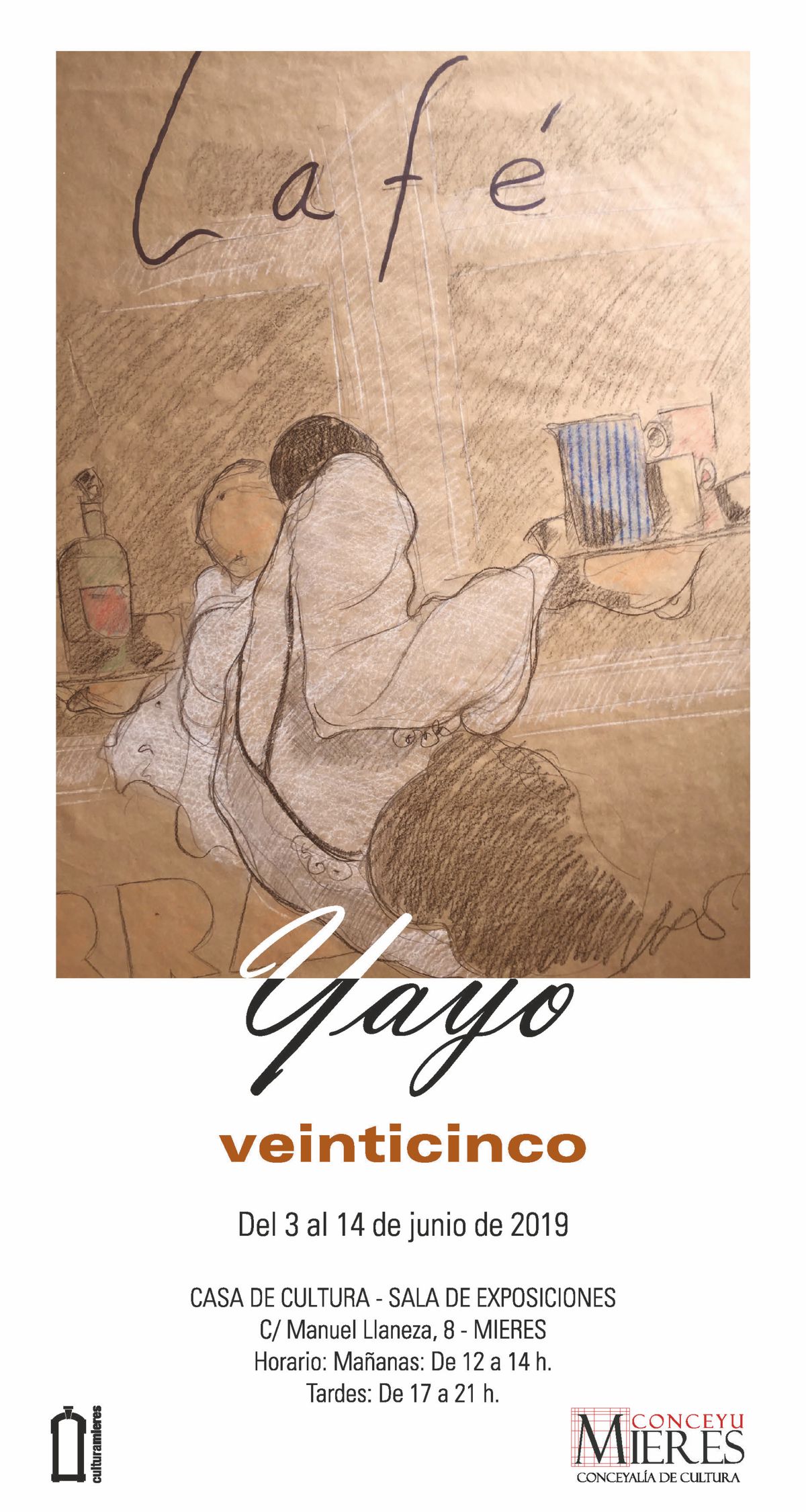 Cartel Web Exposicion Yayo Veinticinco