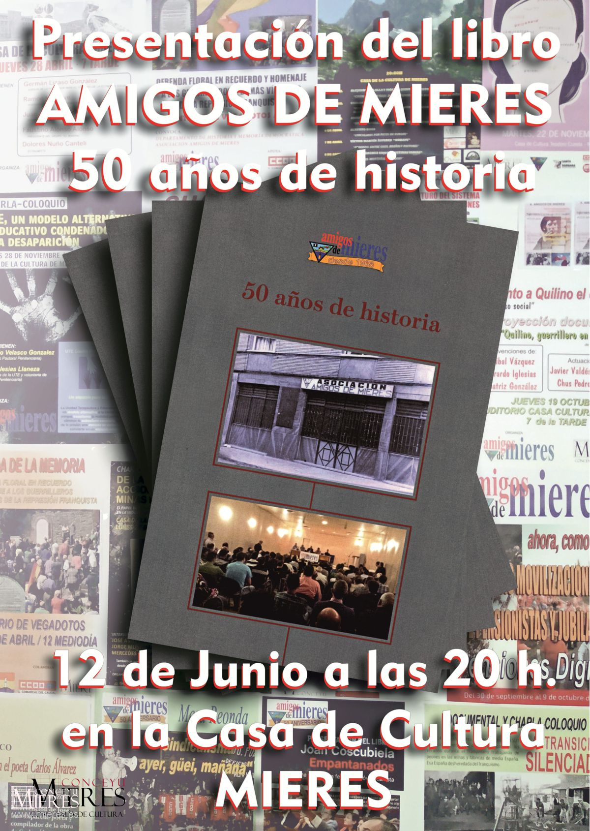 Cartel Web Presentacion Libro Asociacion Amigos De Mieres
