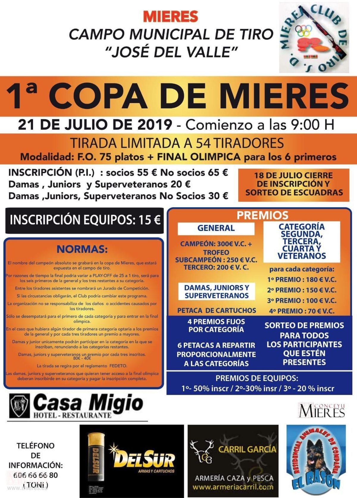 Torneo Tiro Mieres 2019