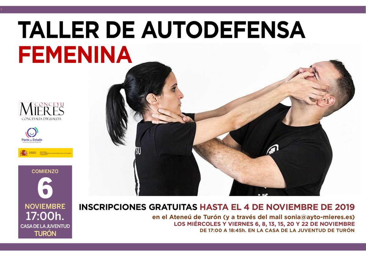 CARTEL Web Defensa Personal Femenina 2019 TURON