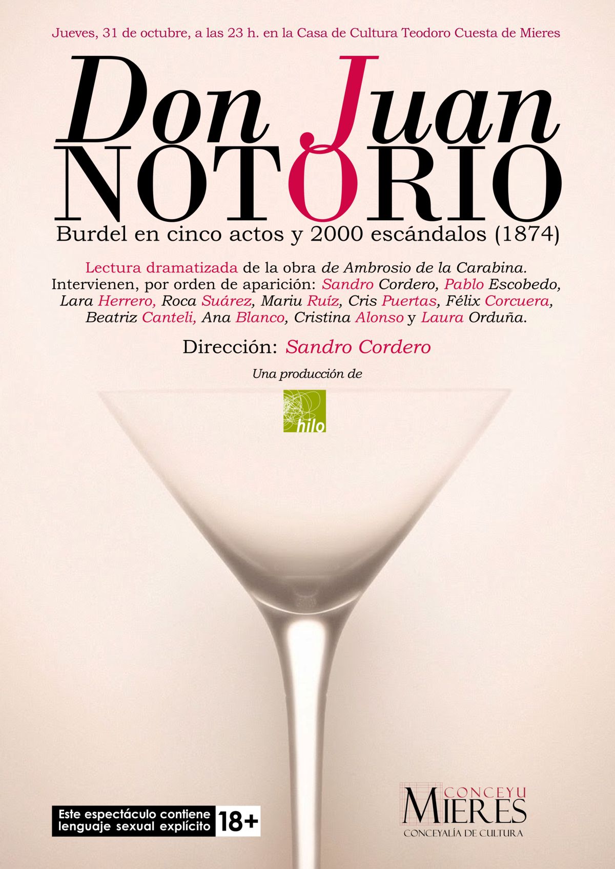 Cartel Web Don Juan Notorio 2019