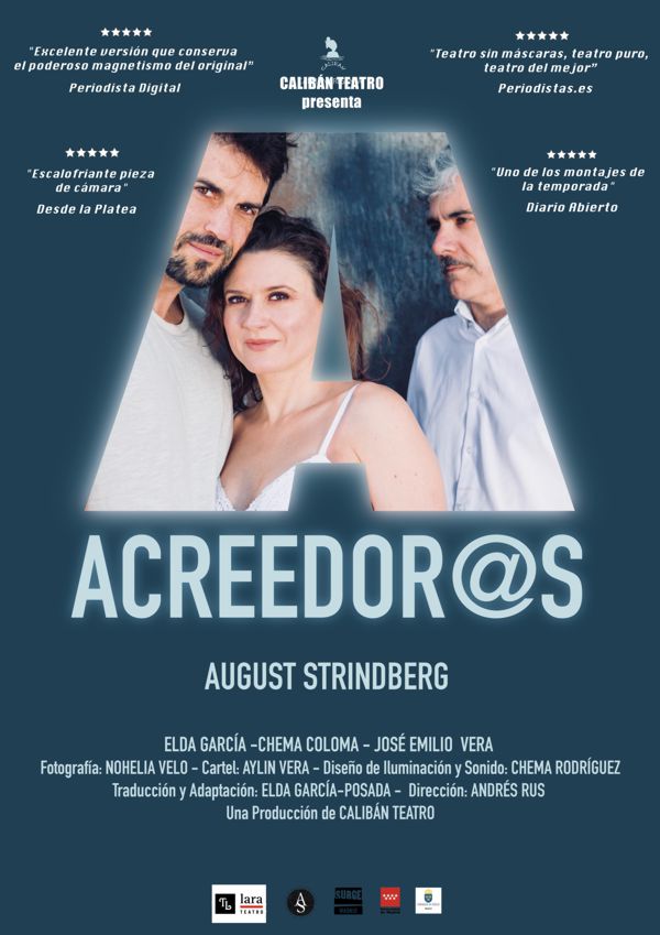 Cartel Teatro Mieres Acreedores