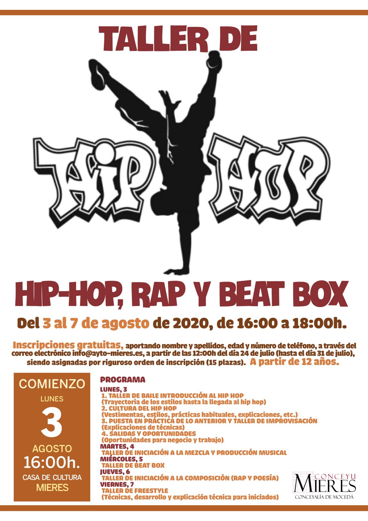 Taller Hip Hop Jovenes 2020 Web