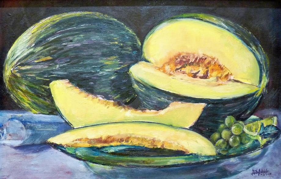 Lascas de melón | Autor: José J. López Andrade