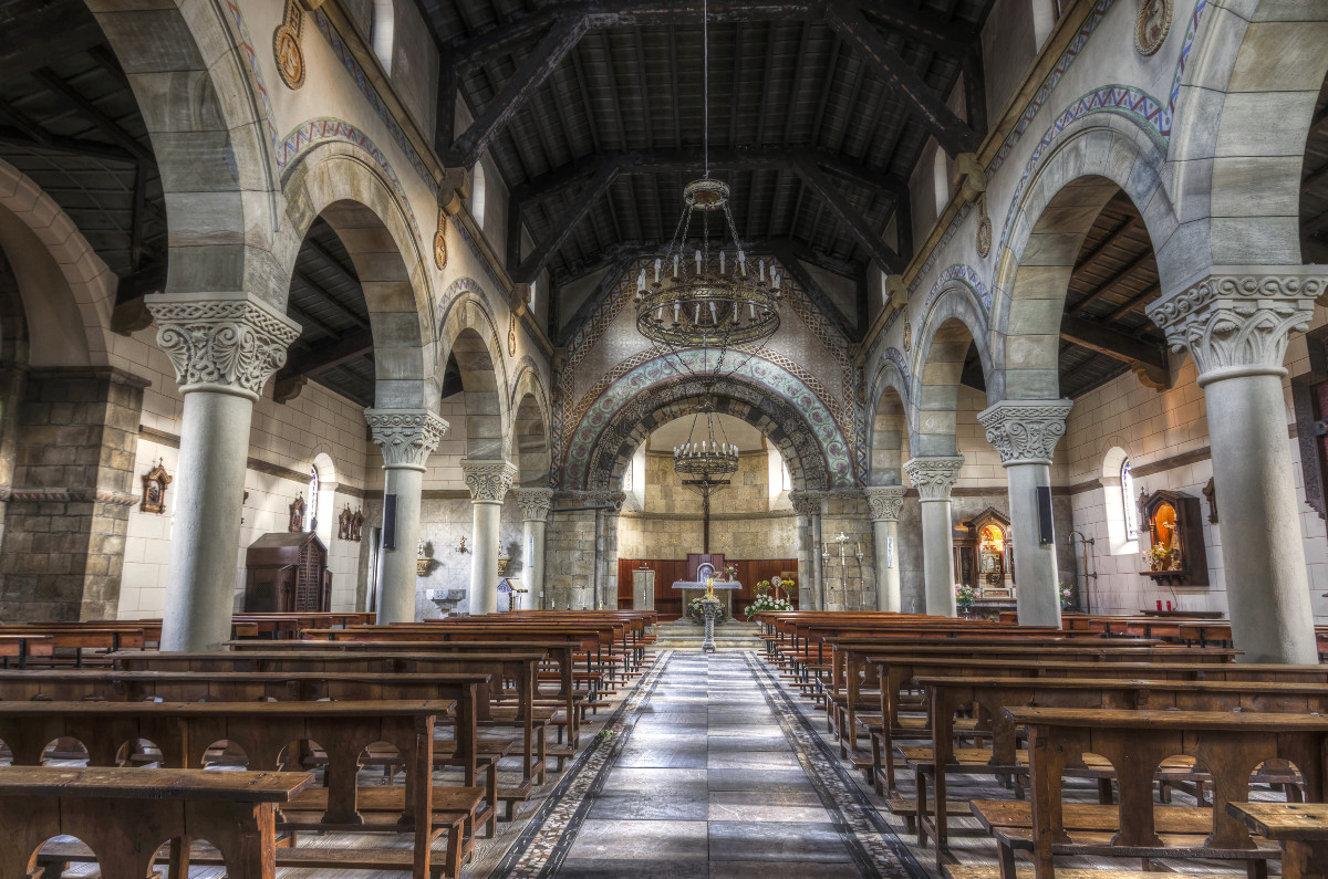 Interior Iglesia de Santa Eulalia (Fot. Yolanda Suárez - AF Semeya)