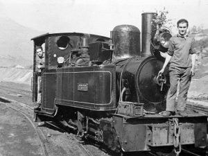 Locomotora de Vapor FM102 - Barrio de Oñon (Museo del Ferrocarril de Asturias)