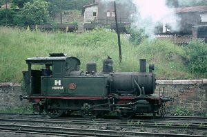 Locomotora de vapor HT_110 - Pozo San Jose (Fot: Herbert Schambach - Museo del Ferrocarril de Asturias)