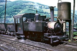 Locomotora de vapor she-8 - Turón (Fot: John Carter - Museo del Ferrocarril de Asturias)