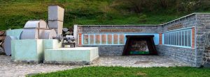 Monumento a los mineros fallecidos en las minas del Val.le Turón (Fot.: Jose Luis Soto).