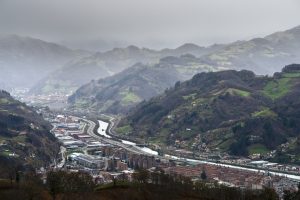 Vista de Mieres del Camín y el Caudal (Fot. Carlos Salvo - AF Semeya)