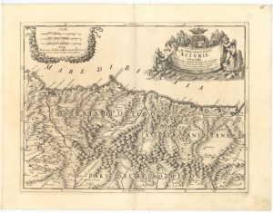 Mapa de Asturias 1696 (Fuente: IGN)