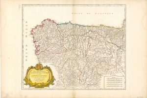 Mapa de Asturias 1752 (Fuente: IGN)