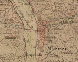 Minutas MTN 50 - Mieres (Fuente: IGN)