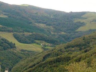 Vista del valle del arroyo Polio