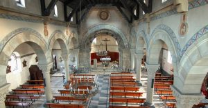 Interior iglesia de Uxo (Fot. Cheluis - AF Semeya)