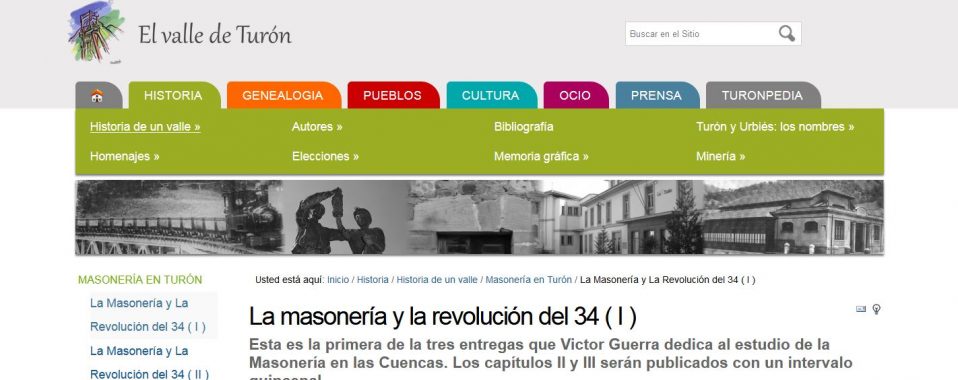 La masonería y la revolución del 34