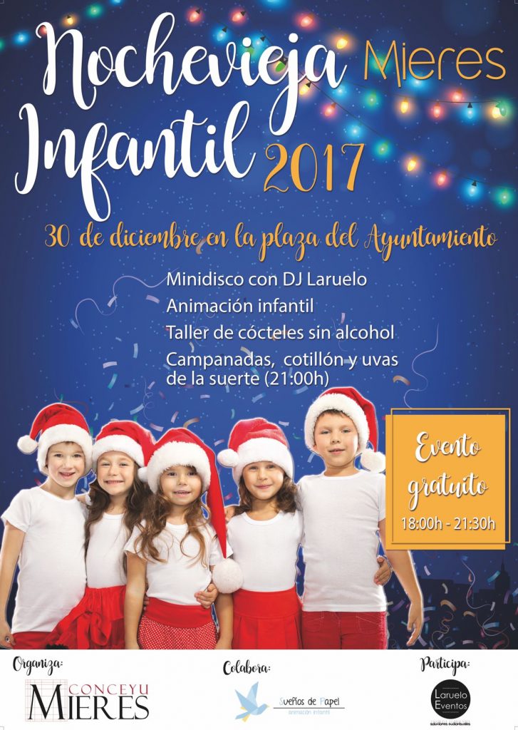 cartel web nochevieja infantil 2017