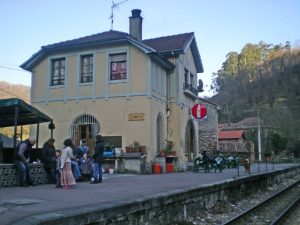 La estacion del Vasco en Ablaña