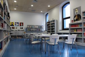 Sala de lectura para jovenes