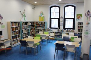 Sala de lectura para niños y niñas 