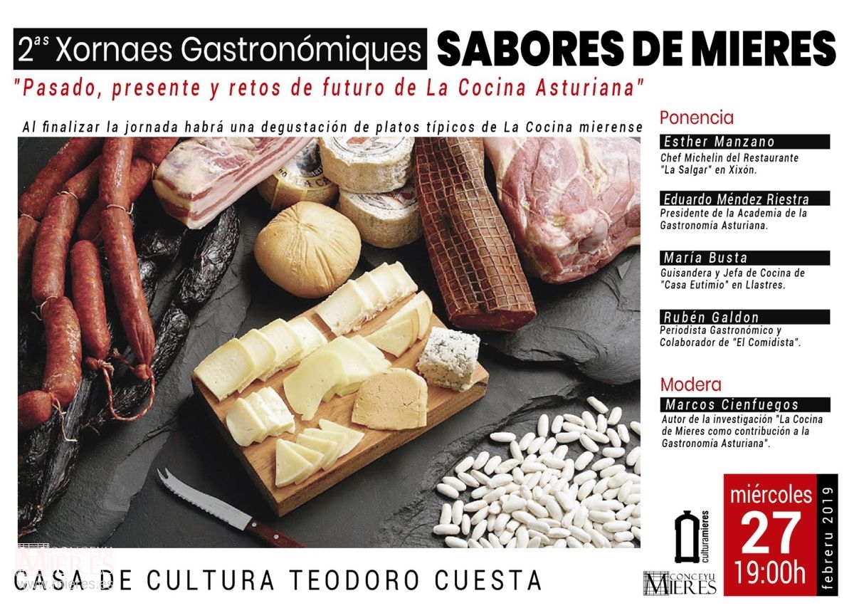 Cartel Web Sabores De Mieres Febrero 2019