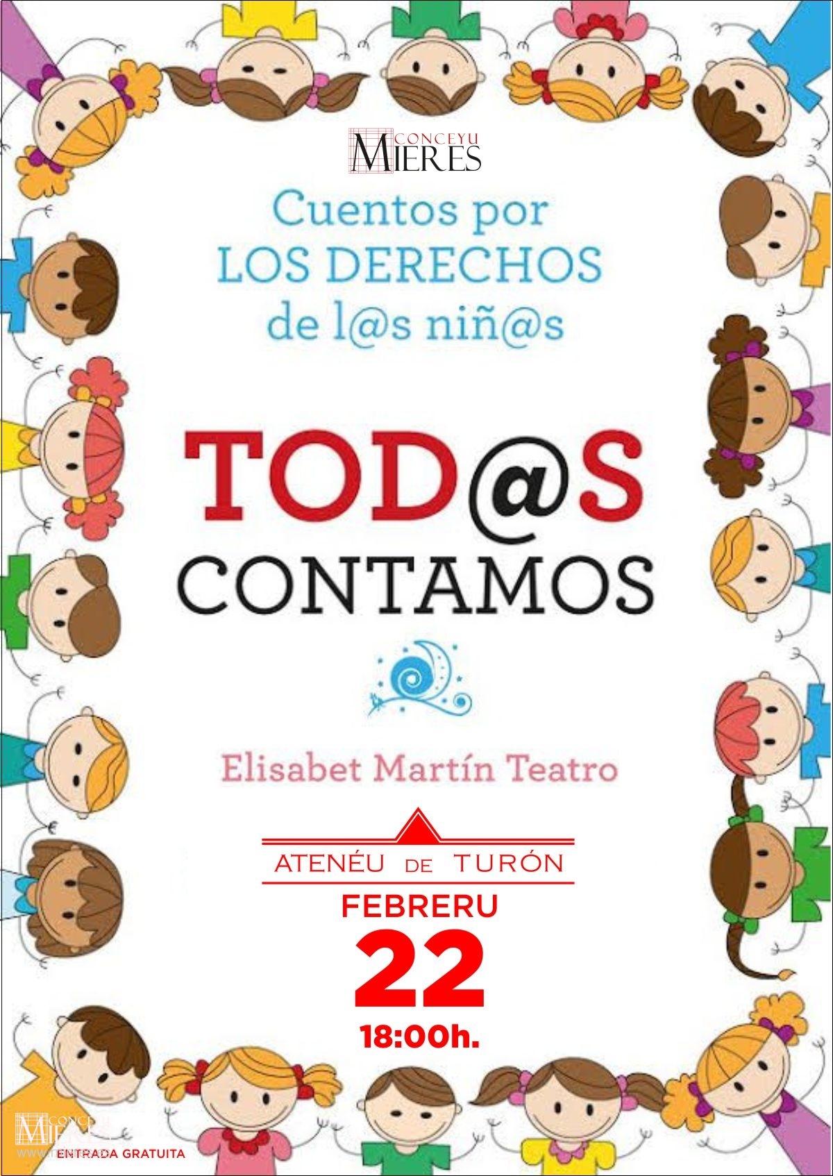Cartel Teatro Todos Contamos Turon