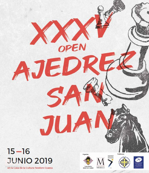 Cartel Web Open Ajedrez San Xuan 2019