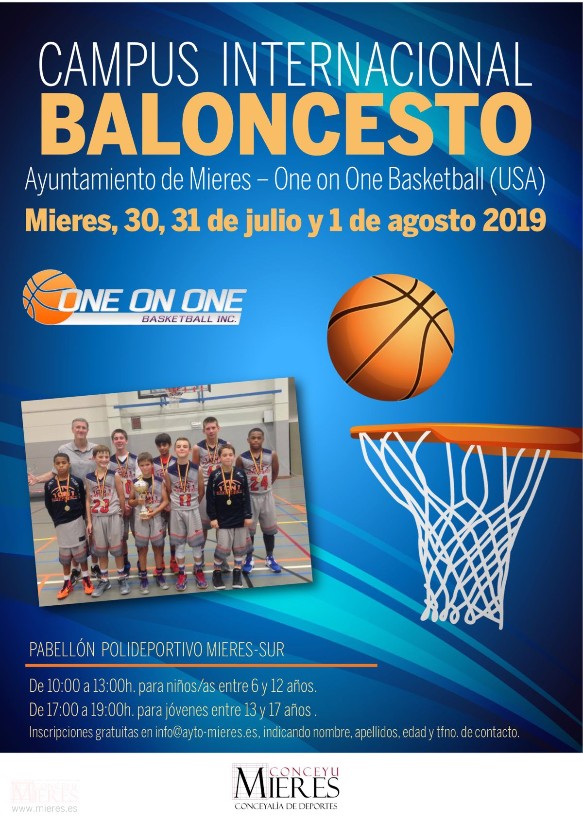 Cartel Web Campus Internacional Baloncesto 2019