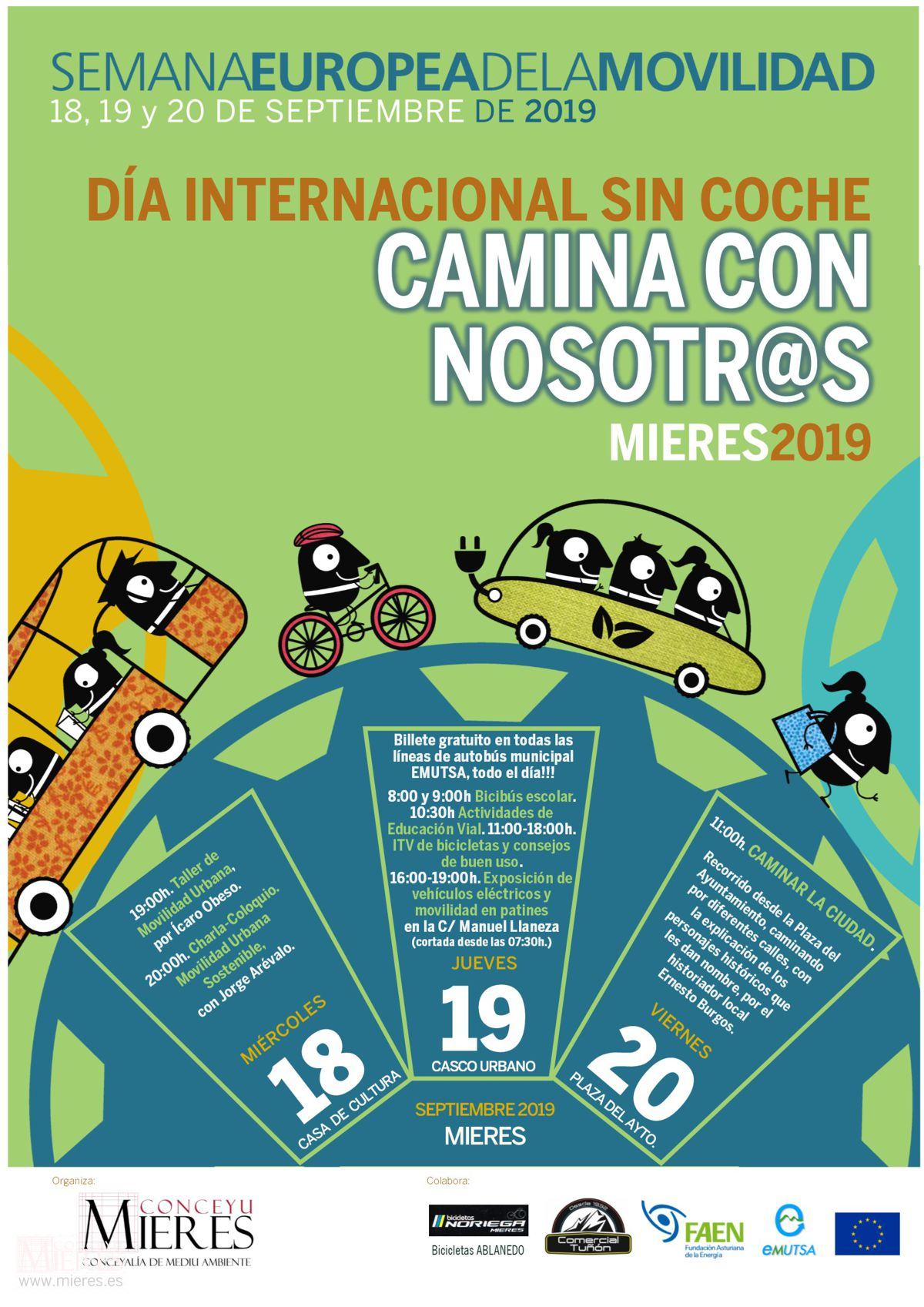 Cartel Web Dia Internacional Sin Coche 2019