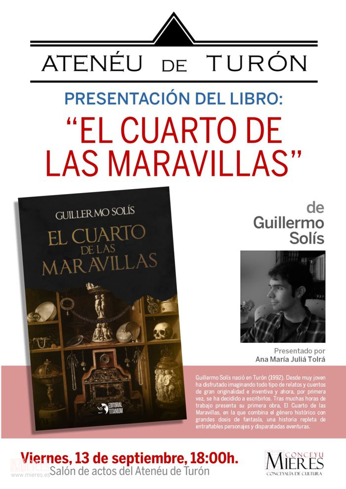 Cartel Web Presentacion Libro Turon Cuarto Maravillas