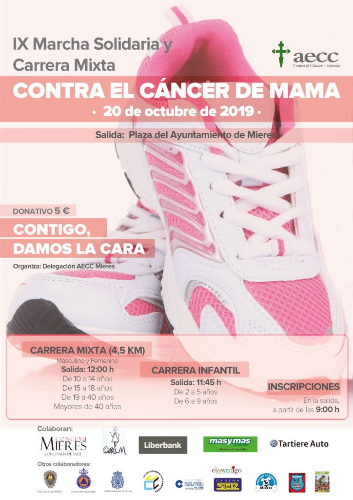 Cartel Web Carrera Cancer De Mama 2019