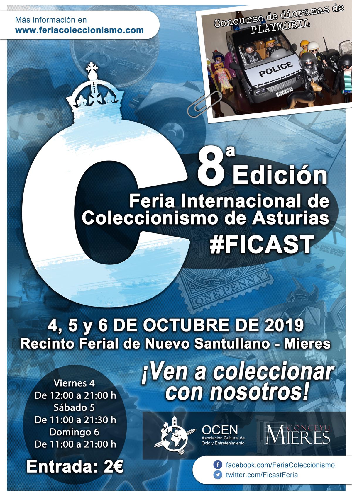 2019 Cartel Web Feria Coleccionismo