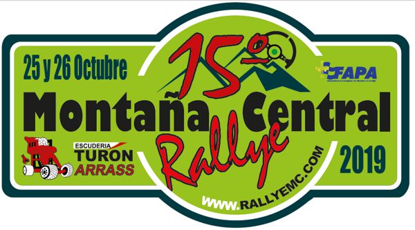 Placa Rallye Montaña Central 2019