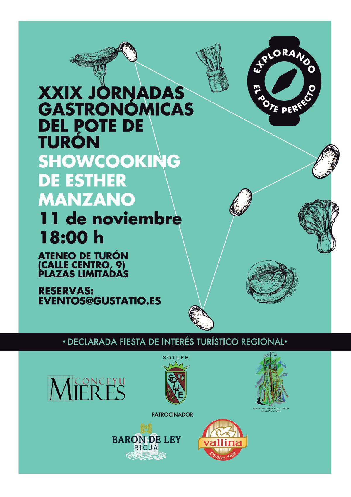 Cartel Showcooking Turon 2019