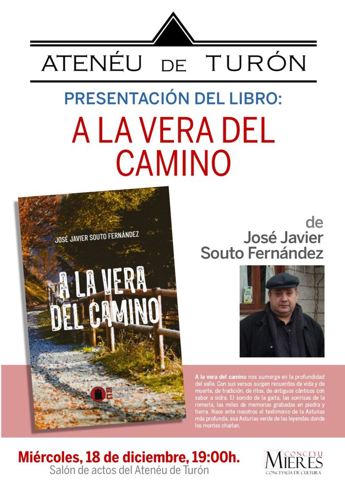 Cartel Presentacion Libro Turon A La Vera Del Camino