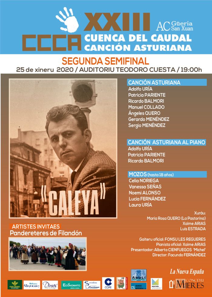 Cartel Concursu Cuenca Caudal 2ª Semifinal 2020