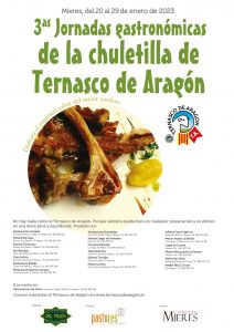 Cartel Web Mieres Chuletillas Ternasco 2023