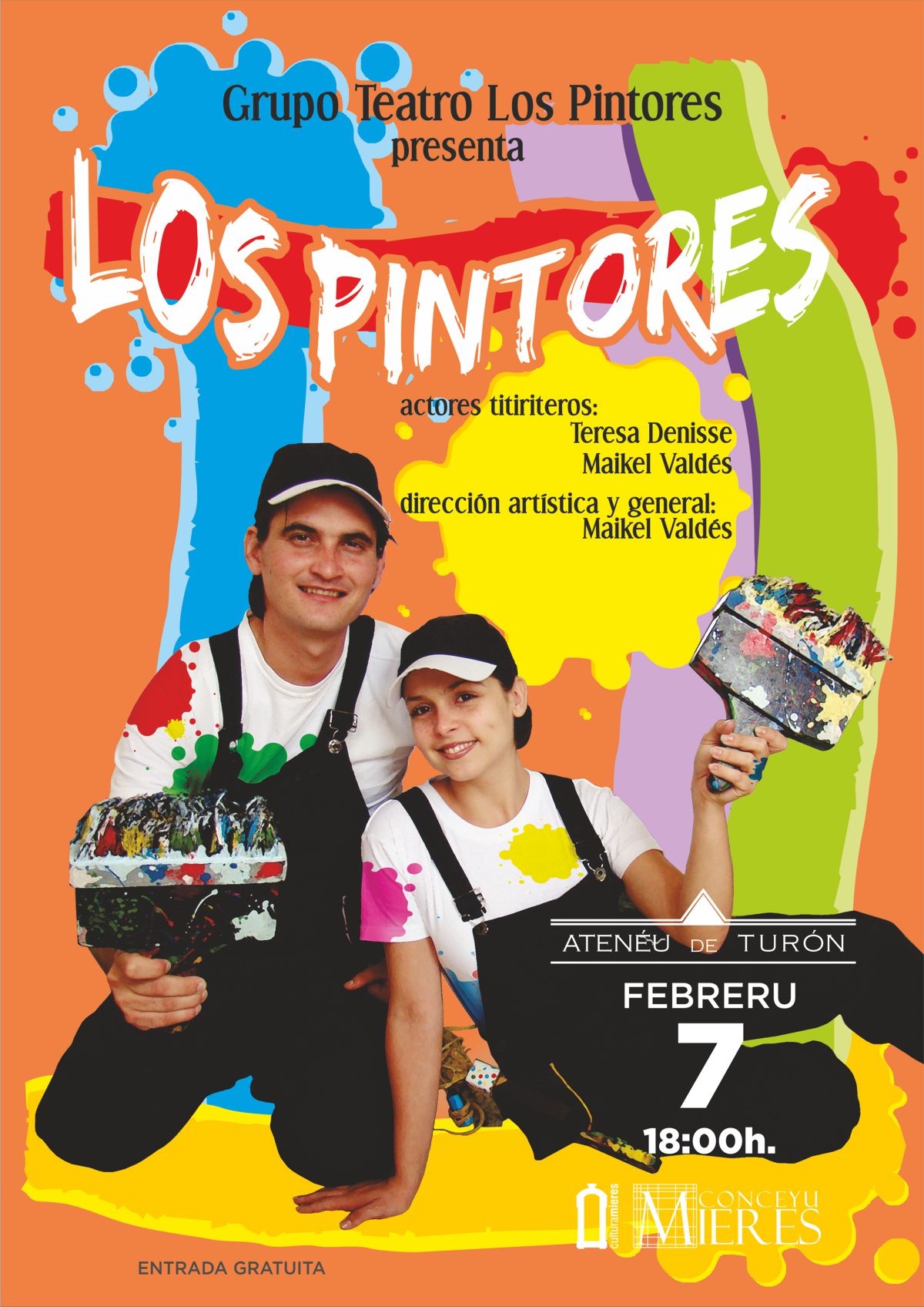 Cartel Web Teatro Los Pintores Turon
