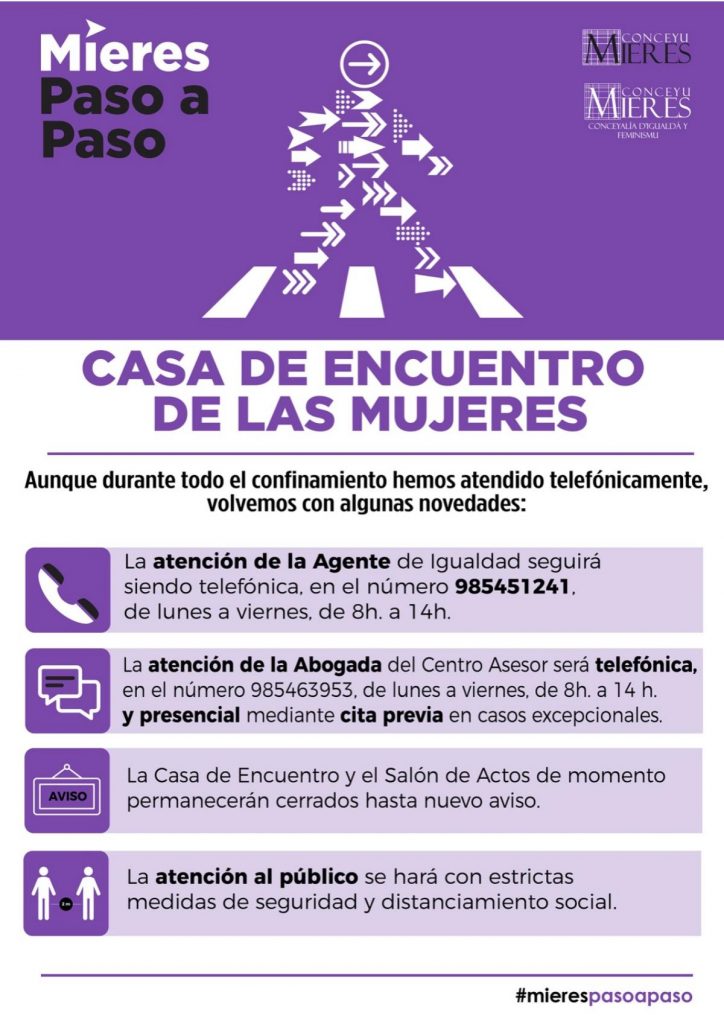 Desescalada Casa Encuentro Mujeres Mieres Web