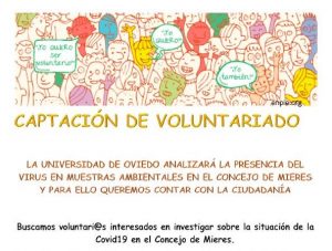 CAPTACION VOLUNTARIADO UNIV OVIEDO COVID Web