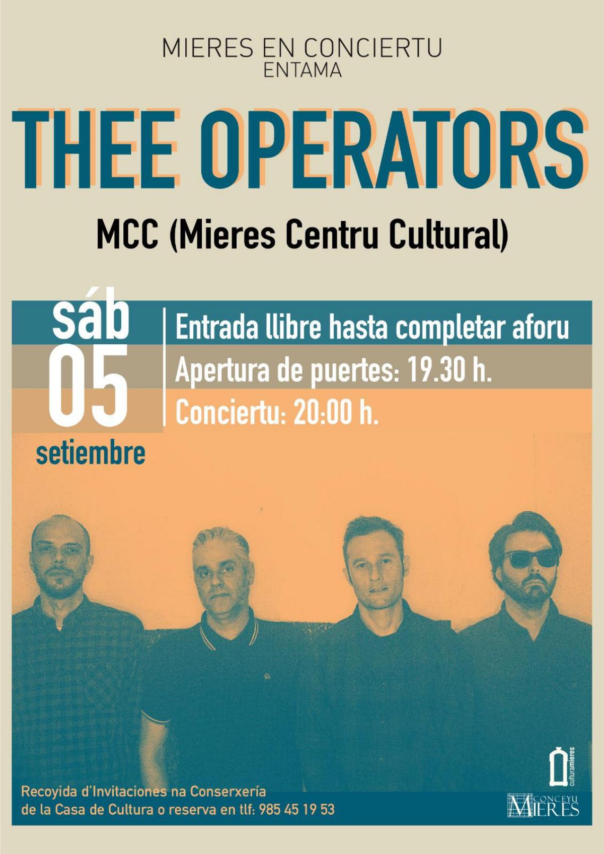 Concierto The Operators Mieres Web