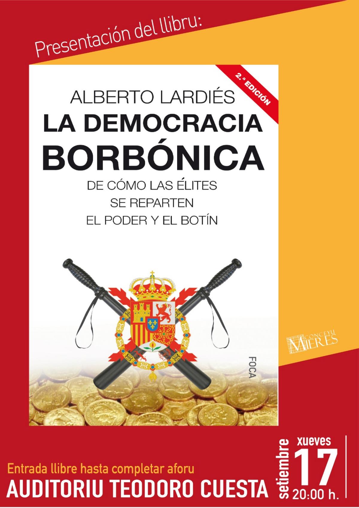 Cartel La Democracia Borbónica Lardiés Web