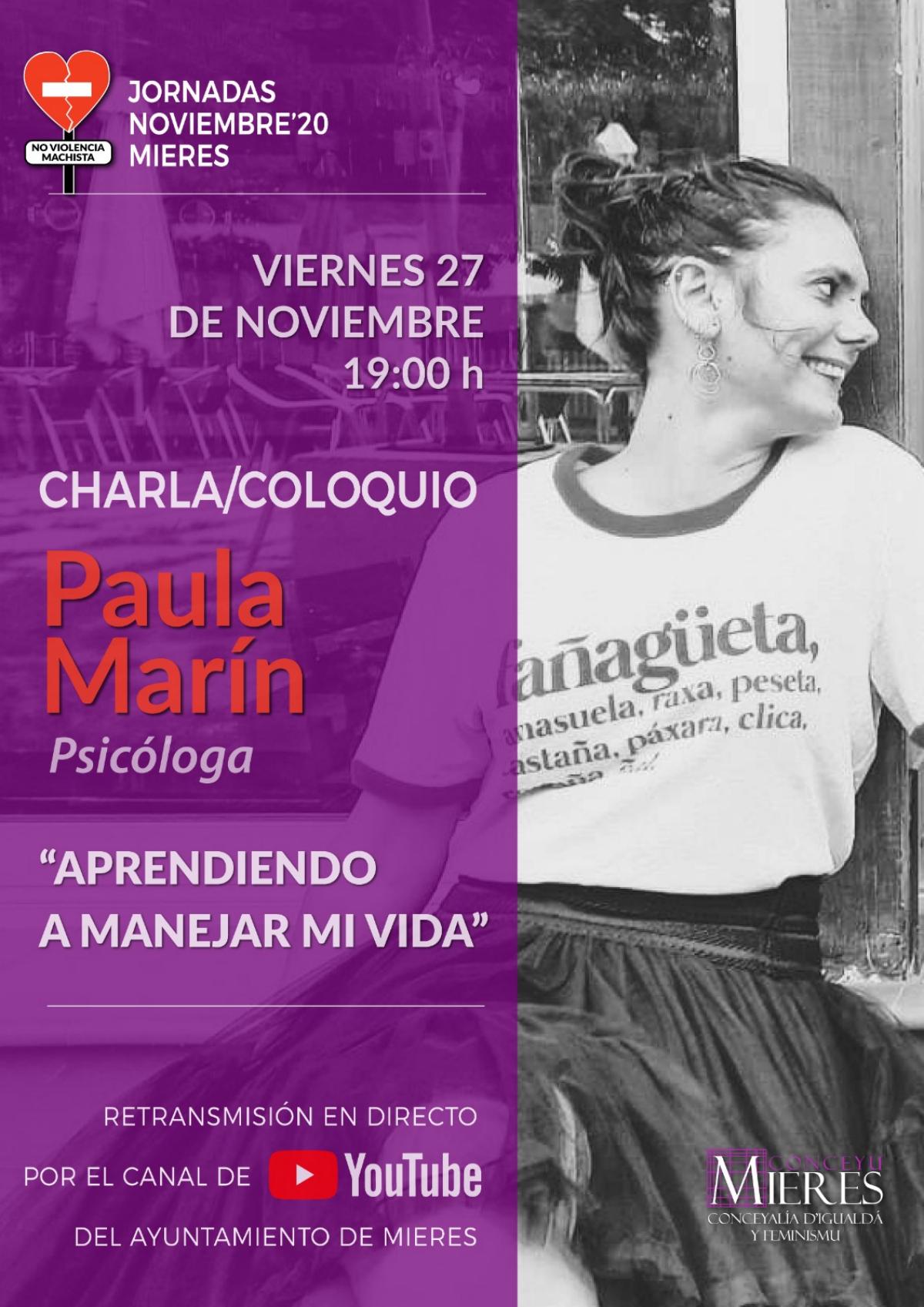 Cartel 25N Paula Marin