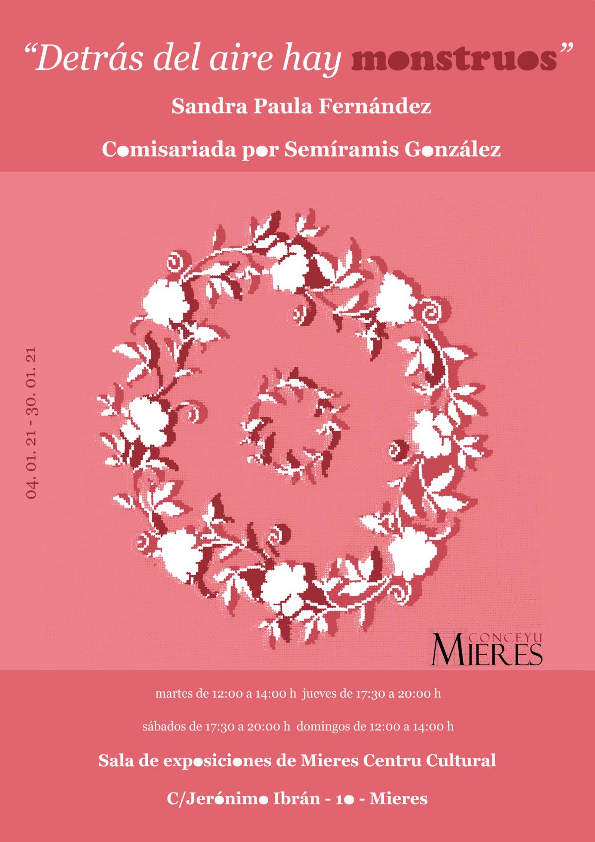 Cartel Exposicion Detras Del Aire Monstruos Mieres