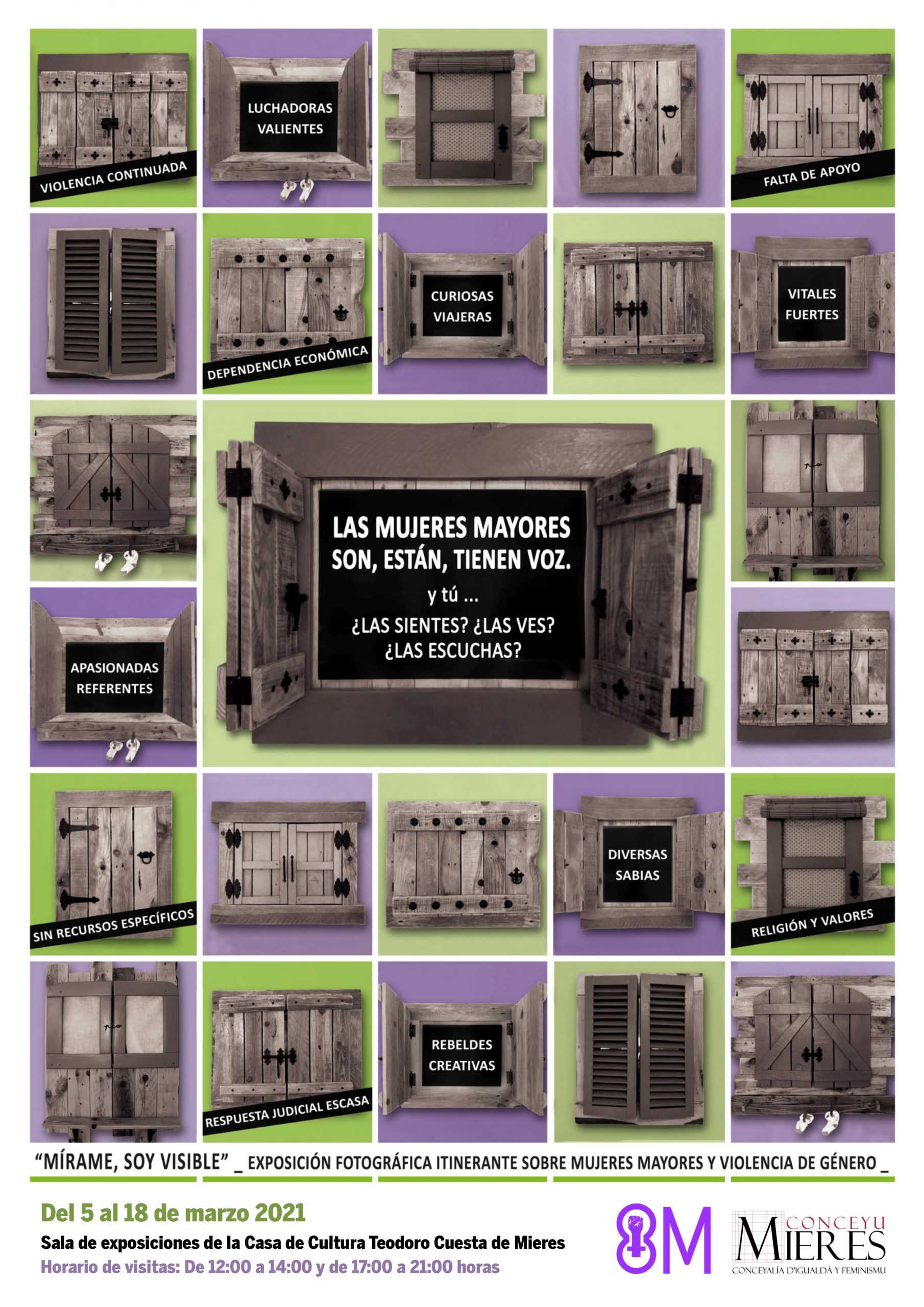 Cartel Exposición Mirame Soy Visible Marzo21