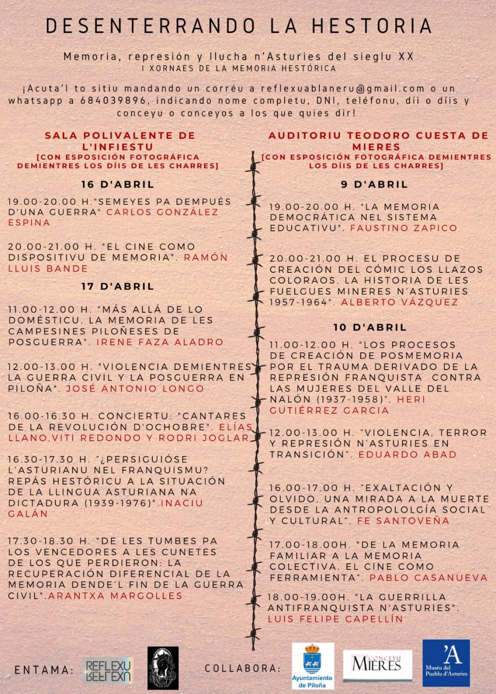 Cartel Desenterrando La Hestoria